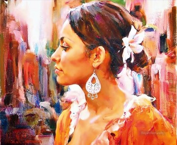 Women Painting - Pretty Girl MIG 16 Impressionist